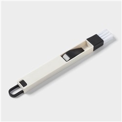 Щётки для оконных рам и труднодоступных мест, 4 сменных насадок, 13.5×8.2 см