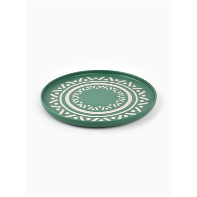Блюдо керамическое «Орнамент», d=27.3 см, ручная работа