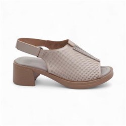 Женские босоножки QQ86-2 бежевые