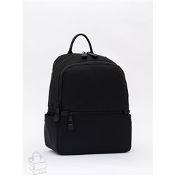 Рюкзак женский кожаный 898-171PE black Polina&Eiterou