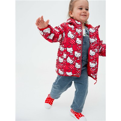 Куртка детская текстильная с полиуретановым покрытием для девочек