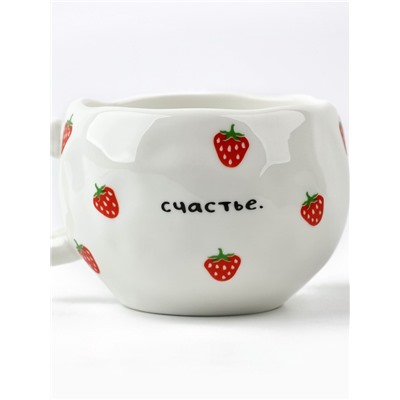 Чайная пара «Клубничка», 300 мл