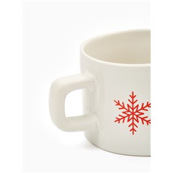 Кружка новогодняя керамическая «Зимняя романтика», 320 мл, ручная работа