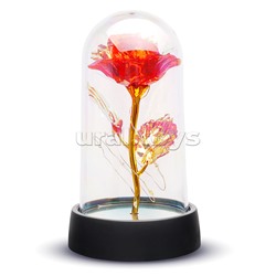 Светильник "Волшебный цветок" в коробке (красный)