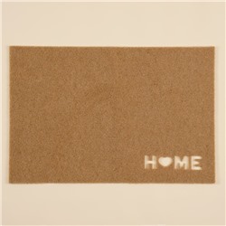 Коврик придверный SL Home, 40×60 см, бежевый