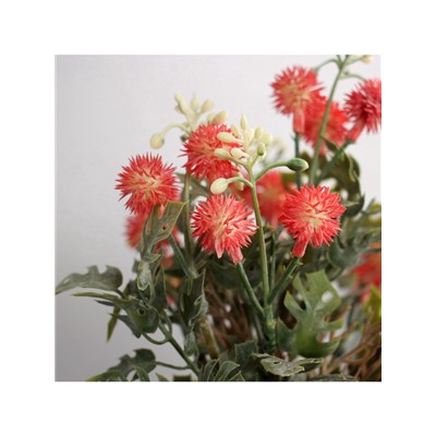 Искусственный цветок в горшке «Синеголовник экстра», 9×21 см, МИКС