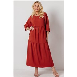 Платье  5872/127/Терракотовый