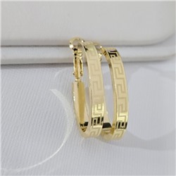 Серьги ювелирная бижутерия Итальянское золото (покрытие желтое 14к), арт.313.305