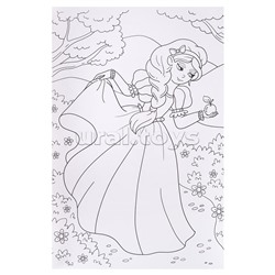 Макси-раскраска с наклейками. Волшебная страна