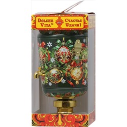 Dolche Vita. Новый год. Самовар Украшение зимы 75 гр. жест.банка