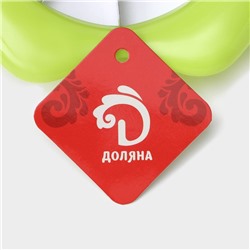 Нож для фруктовой нарезки Доляна «Яблочко», d=14 см, цвет МИКС