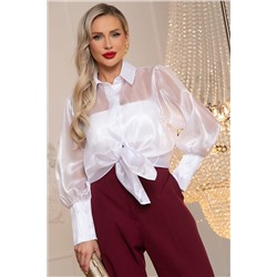 Блуза Вернисаж (белая) Б14318-33М