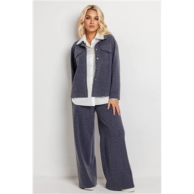 Брюки женские  162Ф/02/Сиреневый меланж