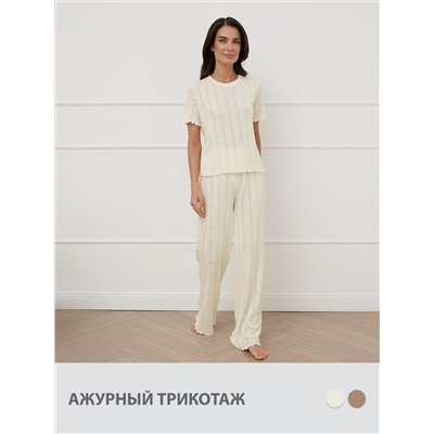 Omsa Пижама OmD 0250D POINTELLE Пижама жен. (Футболка+Брюки широкие с гульфиком), СО