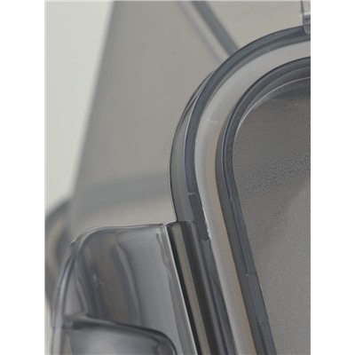 Контейнер для хранения еды Виолет, 800 мл, герметичный, пластик, серый