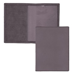 Обложка для паспорта Listoff "Maple. Grayish purple" 4 отдел. для пл.карт, искусств.кожа ОПК0479 Listoff