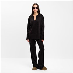 Костюм женский (джемпер, брюки) MIST, размер 40-42, чёрный