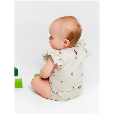 Боди с крылышками «Крошка Я» Olives, рост 80-86, молочное