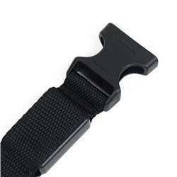 Ошейник с подсветкой размер S, ОШ 35-43×2.5 см, 3 режима свечения чёрный