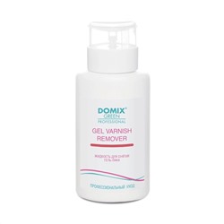 517809 Domix Green Professional Средство для снятия гель-лака (шеллака) / Gel Varnish Remover с помпой, 255 мл