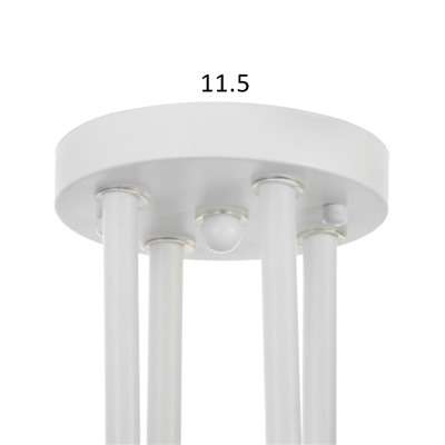 Светильник потолочный BayerLux «Снежа», люстра 4хЕ27, 40 Вт, белый, 81×33×21 см