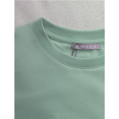 Футболка с принтом свободная эластичная из премиального хлопка