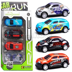 Набор машин "Бумеранг сити" металл, в коробке