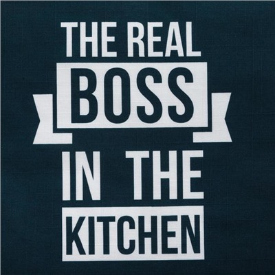 Фартук Этель Boss 73×71 см, 100% хлопок, репс 210 г/м²