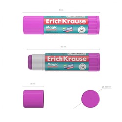 Клей-карандаш 15 гр PVP "Magic" 4446 ErichKrause