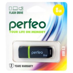 USB-флеш-накопитель PERFEO  8GB C11 Black Perfeo