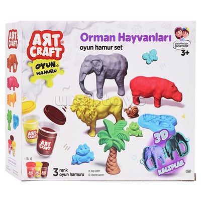 Набор для лепки "Африка" тесто 3х56г