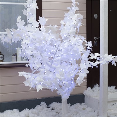 Светодиодное дерево «Клён белоснежный» 1.8 м, 384 LED, постоянное свечение, 220 В, свечение белое