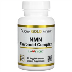 California Gold Nutrition, NMN, комплекс с флавоноидами, 60 растительных капсул