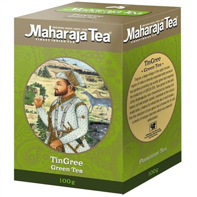 Maharaja Tea Assam TinGree Green Tea / Чай Зеленый Ассам Тингри 100 г