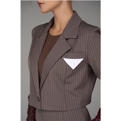 Пиджак Сиара (полоска/мокко)