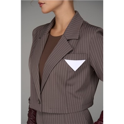 Пиджак Сиара (полоска/мокко)
