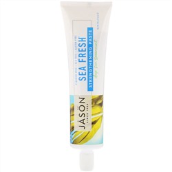 Jason Natural, Sea Fresh, укрепляющая зубная паста, вкус мяты, 170 г (6 унций)