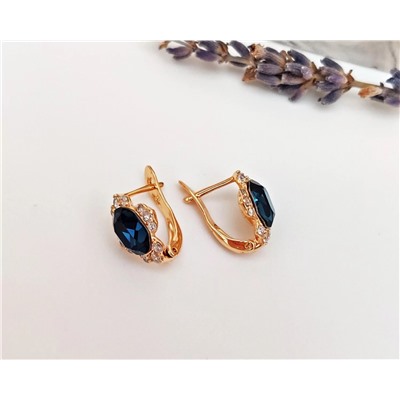 Серьги с кристаллами Swarovski