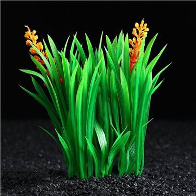 Островок с растениями искусственными для аквариума, 17×12×22 см