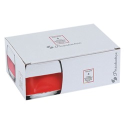 Набор стопок - шотов для водки Paşabahçe Sylvana, 80 мл, 6 шт., стекло, прозрачный