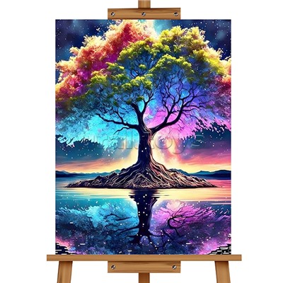 Мозаика алмазная "Волшебное дерево" 30*40см.