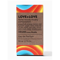 Парфюмерная вода женская Vegan Love Studio Love & Love, 50 мл (по мотивам Cheap & Chic I Love Love (Moschino)