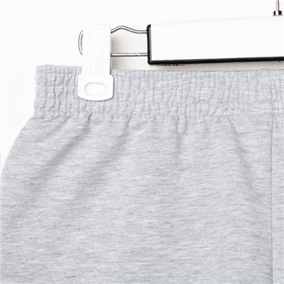 Костюм женский (толстовка, шорты) MIST, размер 48-50, серый