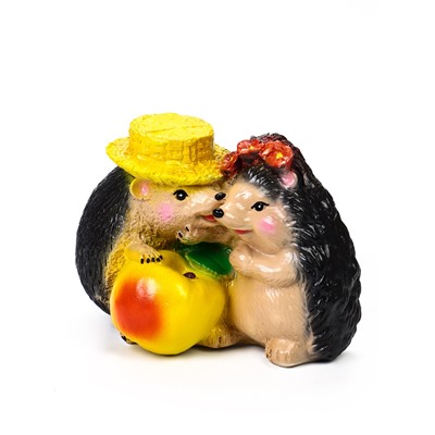 Садовая фигура из гипса «Ёжики признание в любви», 23×17×22 см