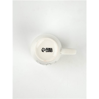 Кружка с ложкой керамическая «Лучшей подруге», 310 мл