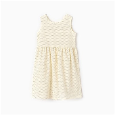 Платье для девочки MINAKU: Cotton collection, рост 92 см, молочное