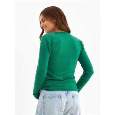 Джемпер женский MINAKU, зелёный, размер 42-44