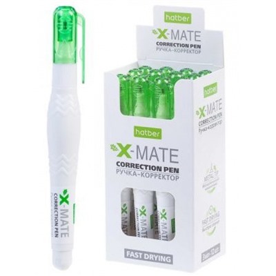 Корректор-ручка  3мл метал.наконечник X-Mate (071176) Хатбер