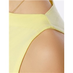 Топ из премиального хлопка с эластаном