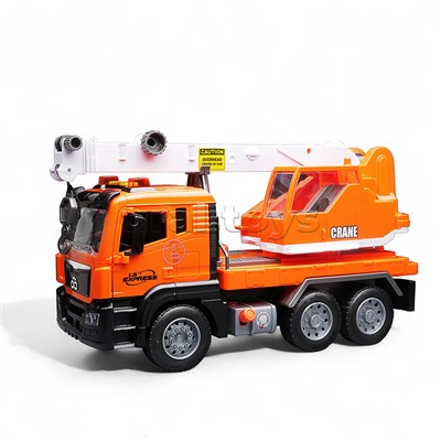 Машина "Кран" 1:10 (свет, звук) в коробке